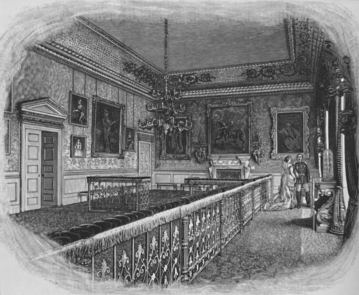 Queen Annes Room, 1886 av Unbekannt