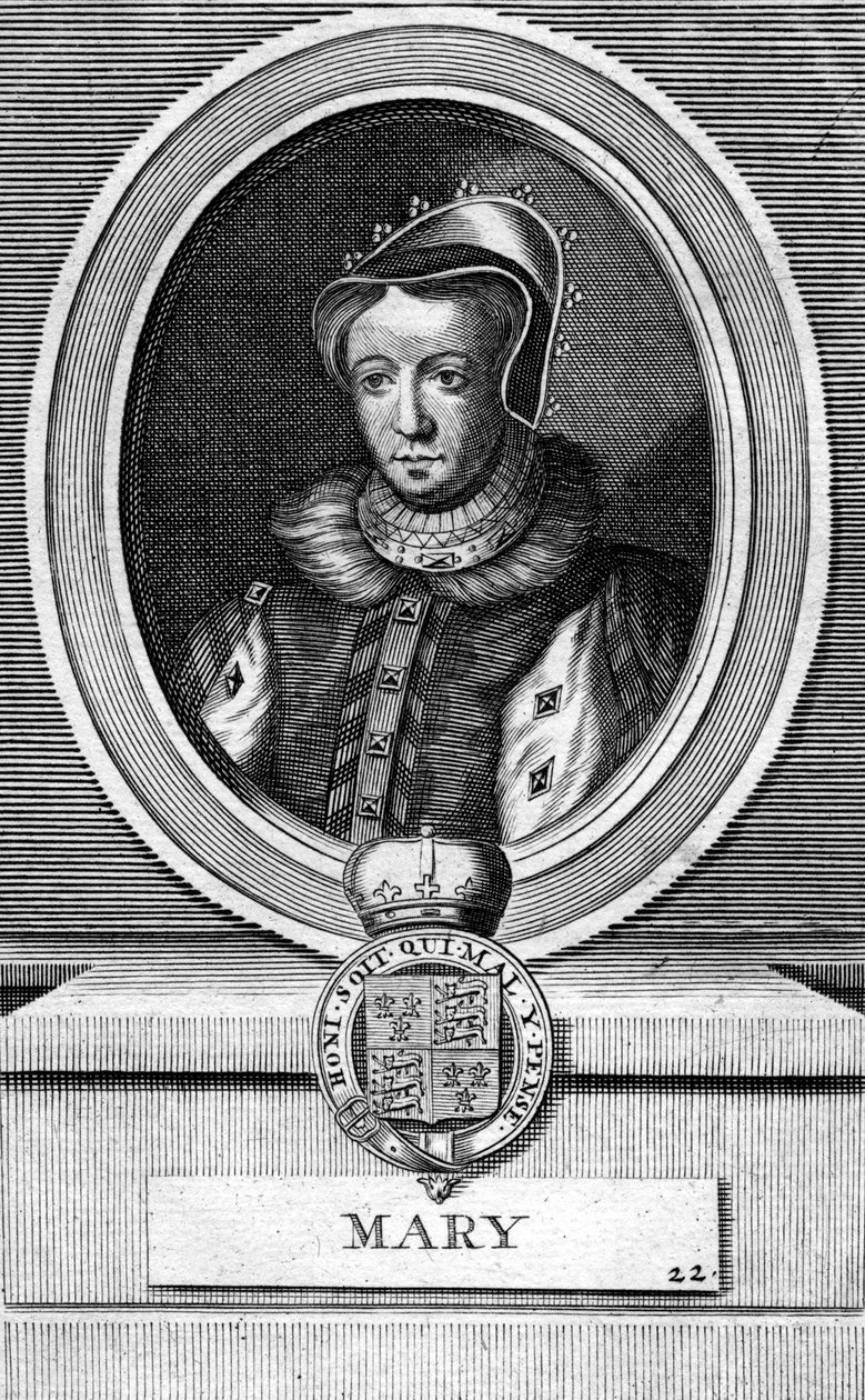 Drottning Mary I av England av Unbekannt