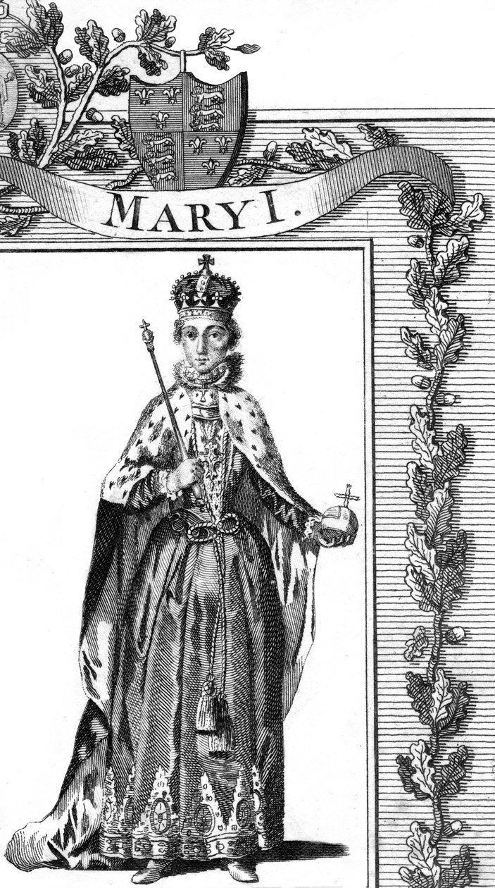 Drottning Mary I av England av Unbekannt