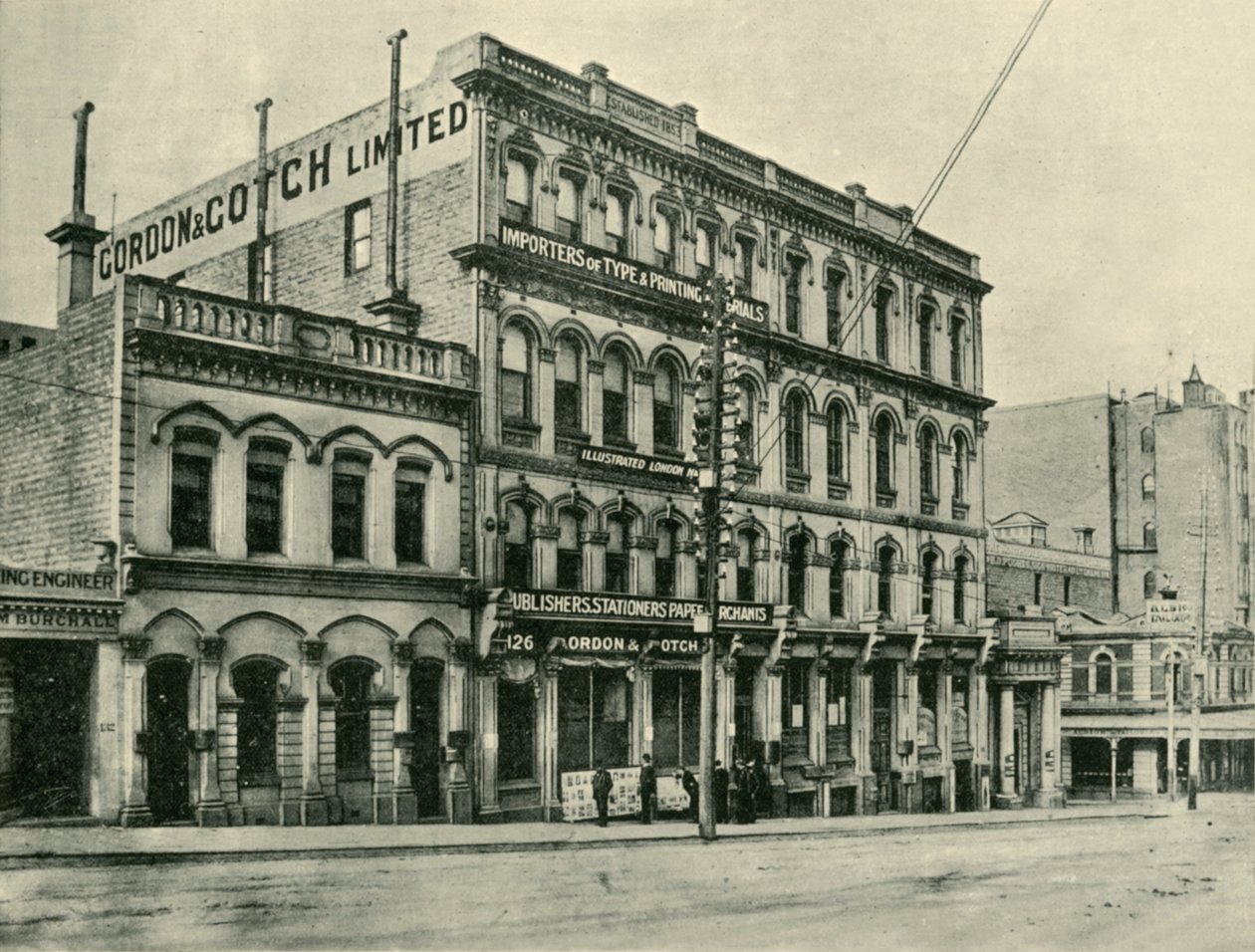 Queen Street, Melbourne, 1901. av Unbekannt