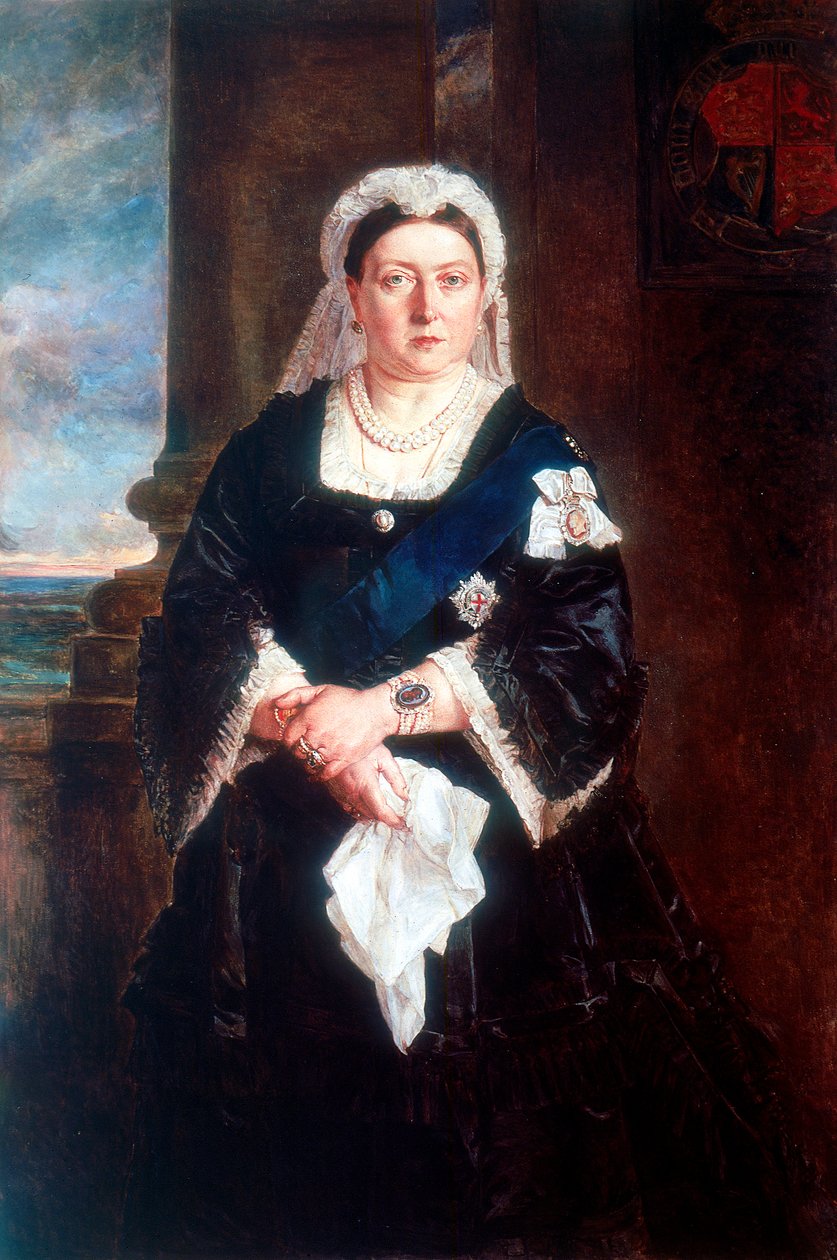 Drottning Victoria, c1880 av Unbekannt