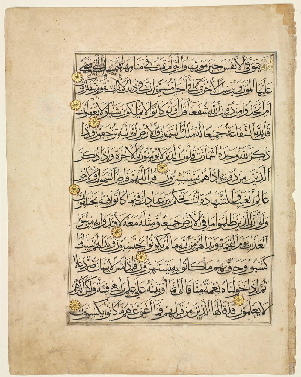 Koranmanuskriptfolio, 1300-tal. av Unbekannt