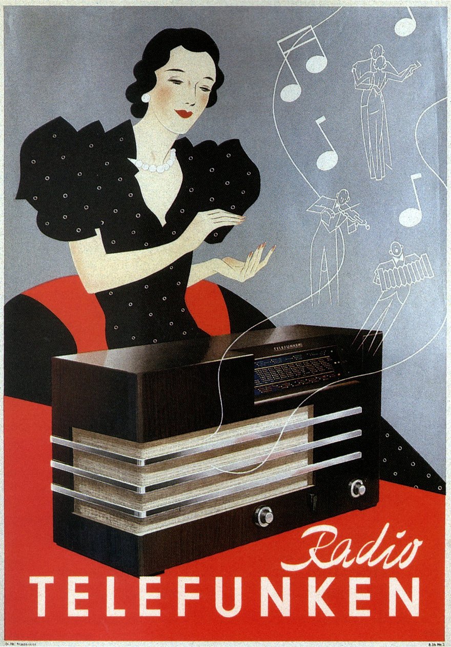 Radio Telefunken, 1935 av Unbekannt