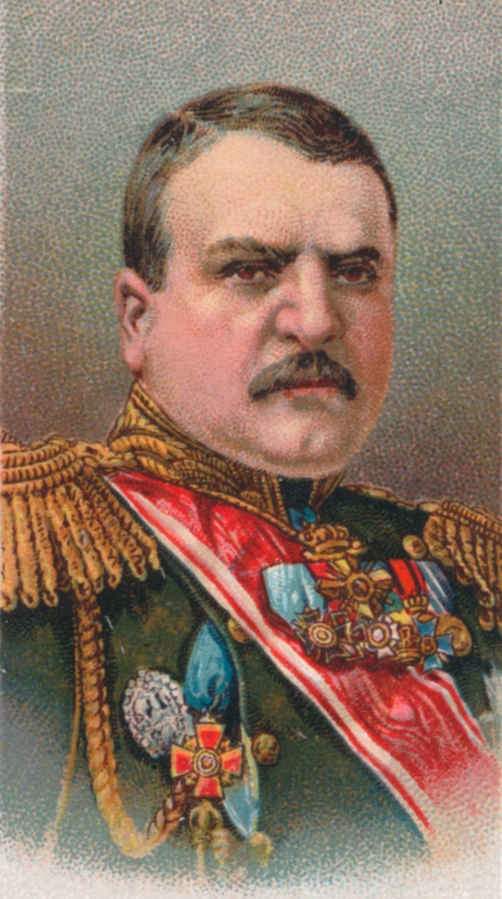 Radko Dimitriev 1859-1918, bulgarisk general, 1917 av Unbekannt