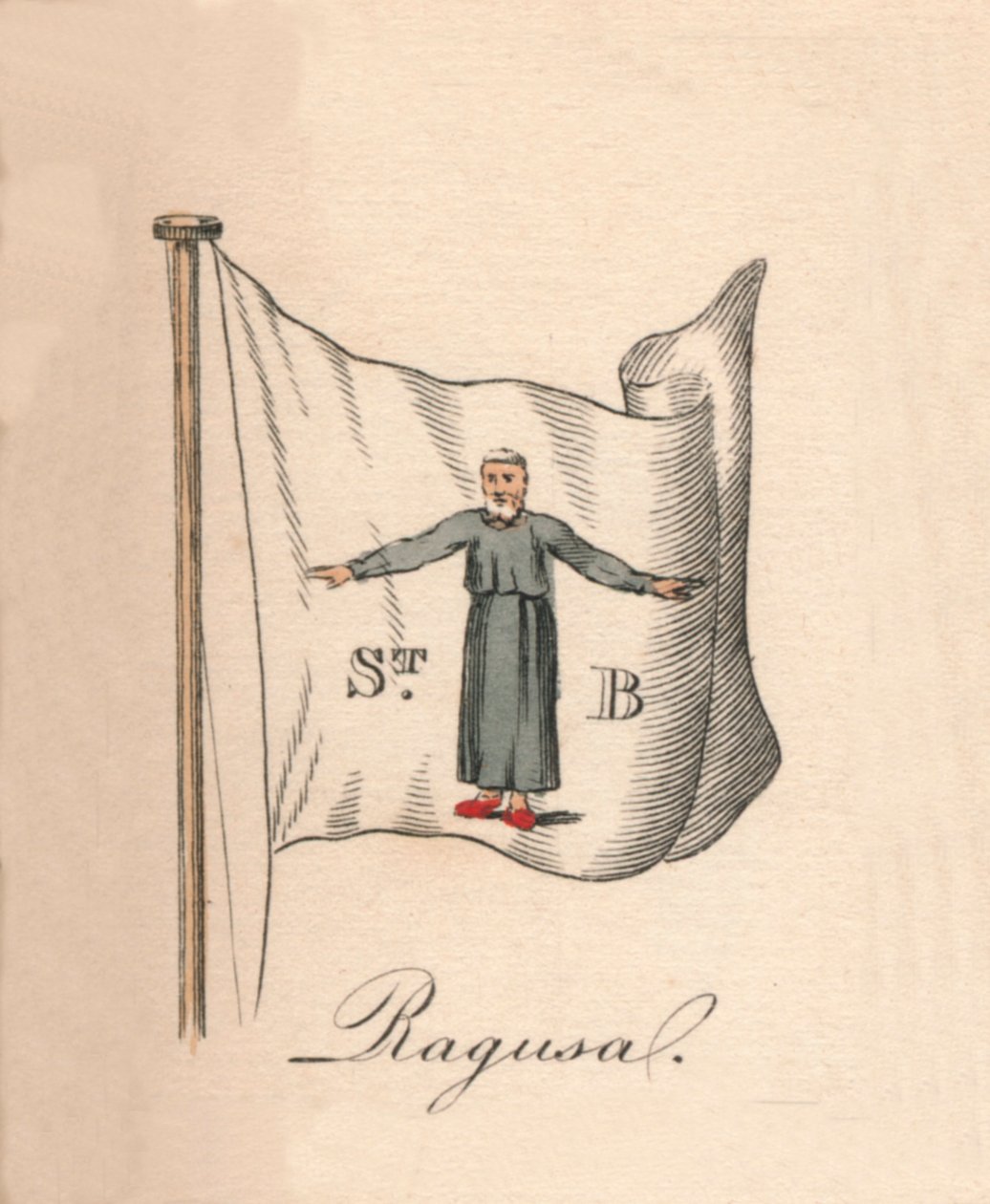 Ragusa, 1838 av Unbekannt