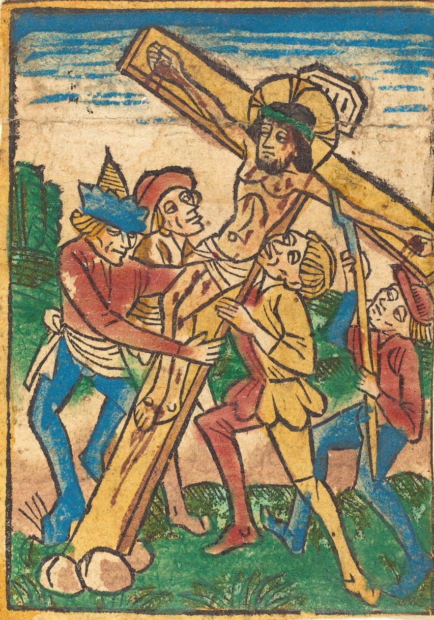 Att höja korset, c. 1490. av Unbekannt