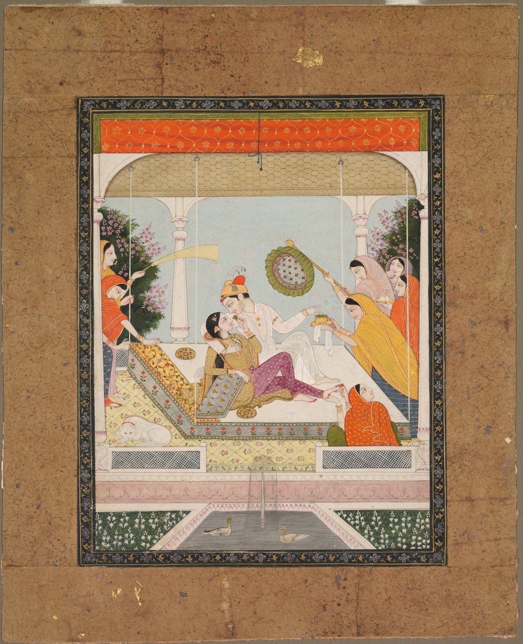 Raja med sin älskade, ca. 1790 - 1800. av Unbekannt