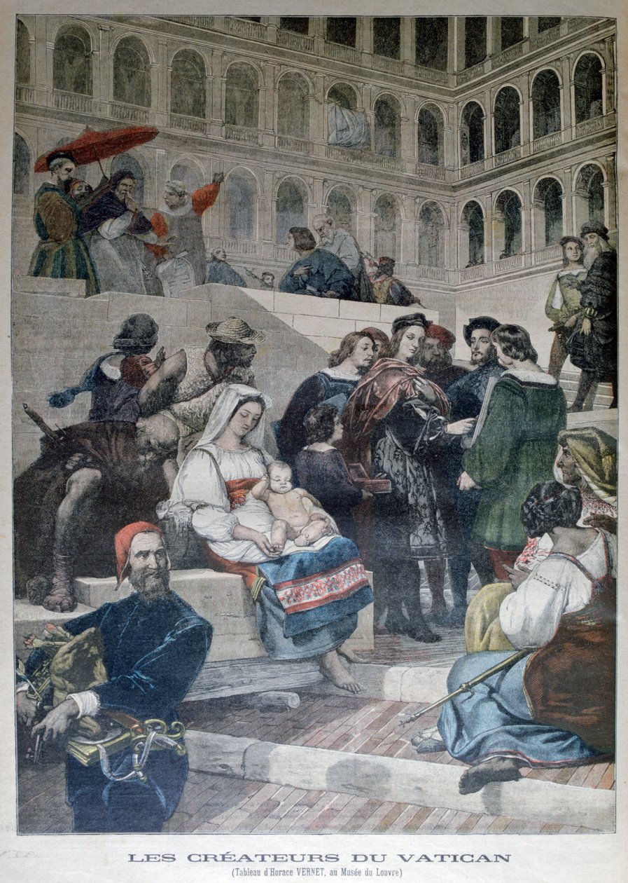 Rafael i Vatikanen, 1832, 1903 av Unbekannt
