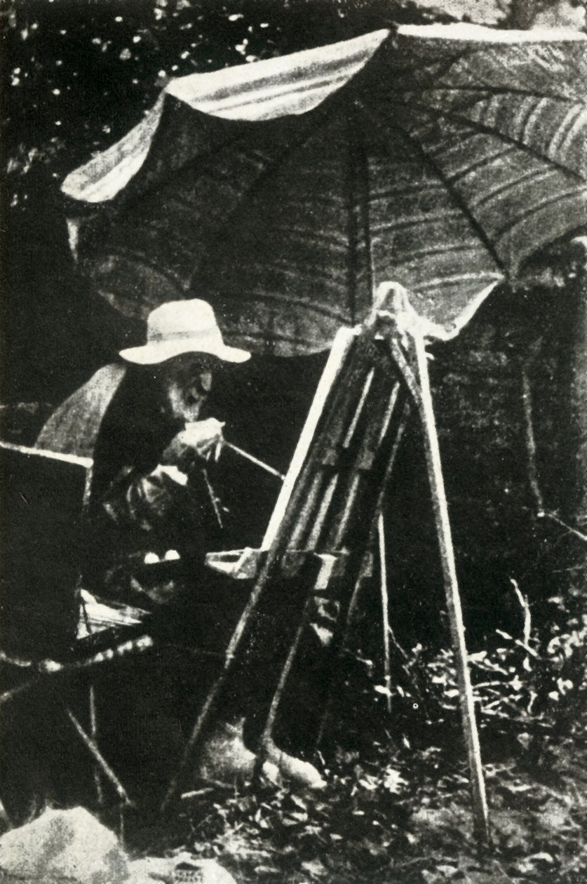 Renoir-målning utomhus, c1910-talet, 1947. av Unbekannt
