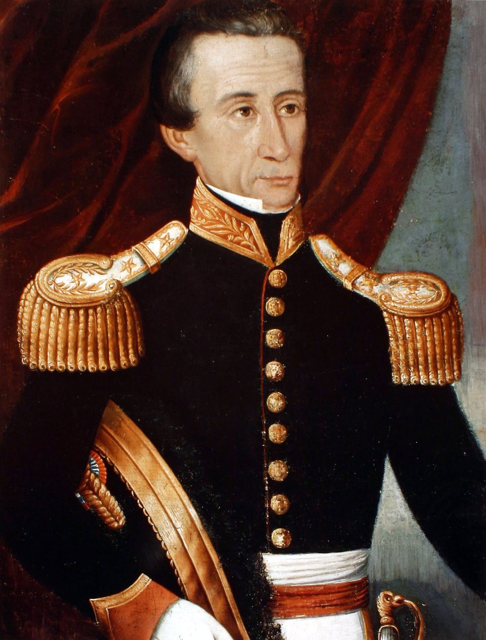 Porträtt av Francisco Antonio Pinto (1785-1858) av Unbekannt