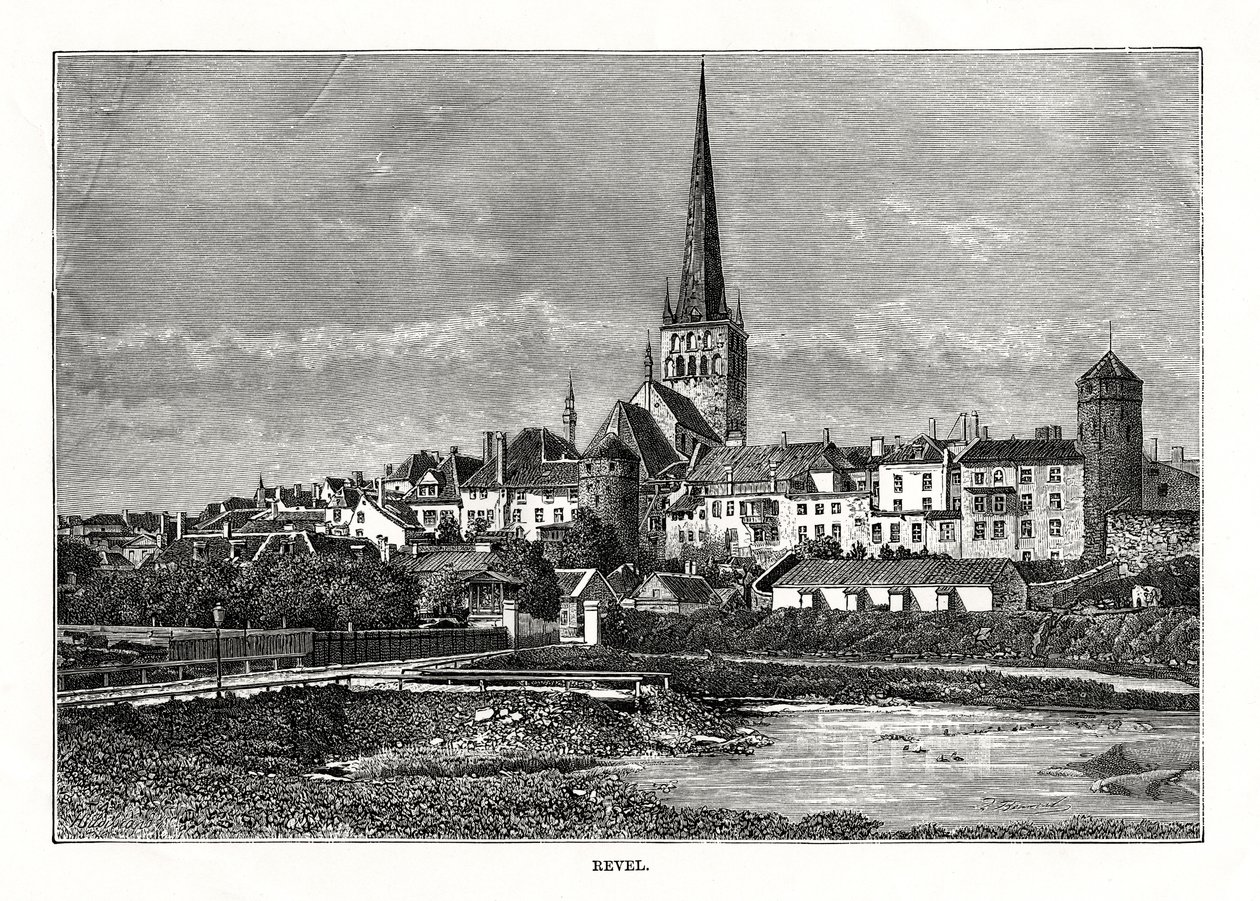 Revel, Estland, 1879 av Unbekannt