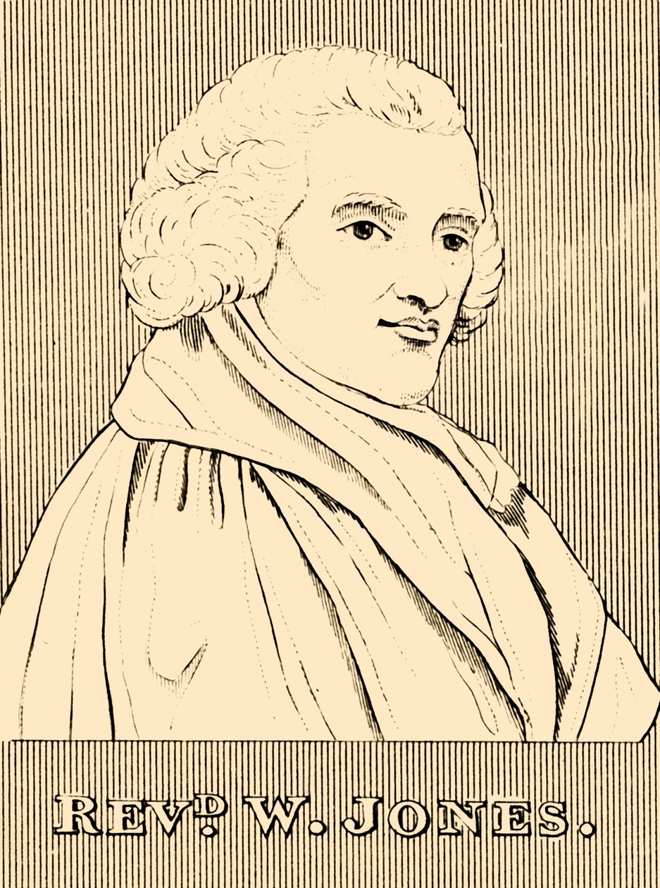 Pastor W. Jones, 1726-1800, 1830. av Unbekannt