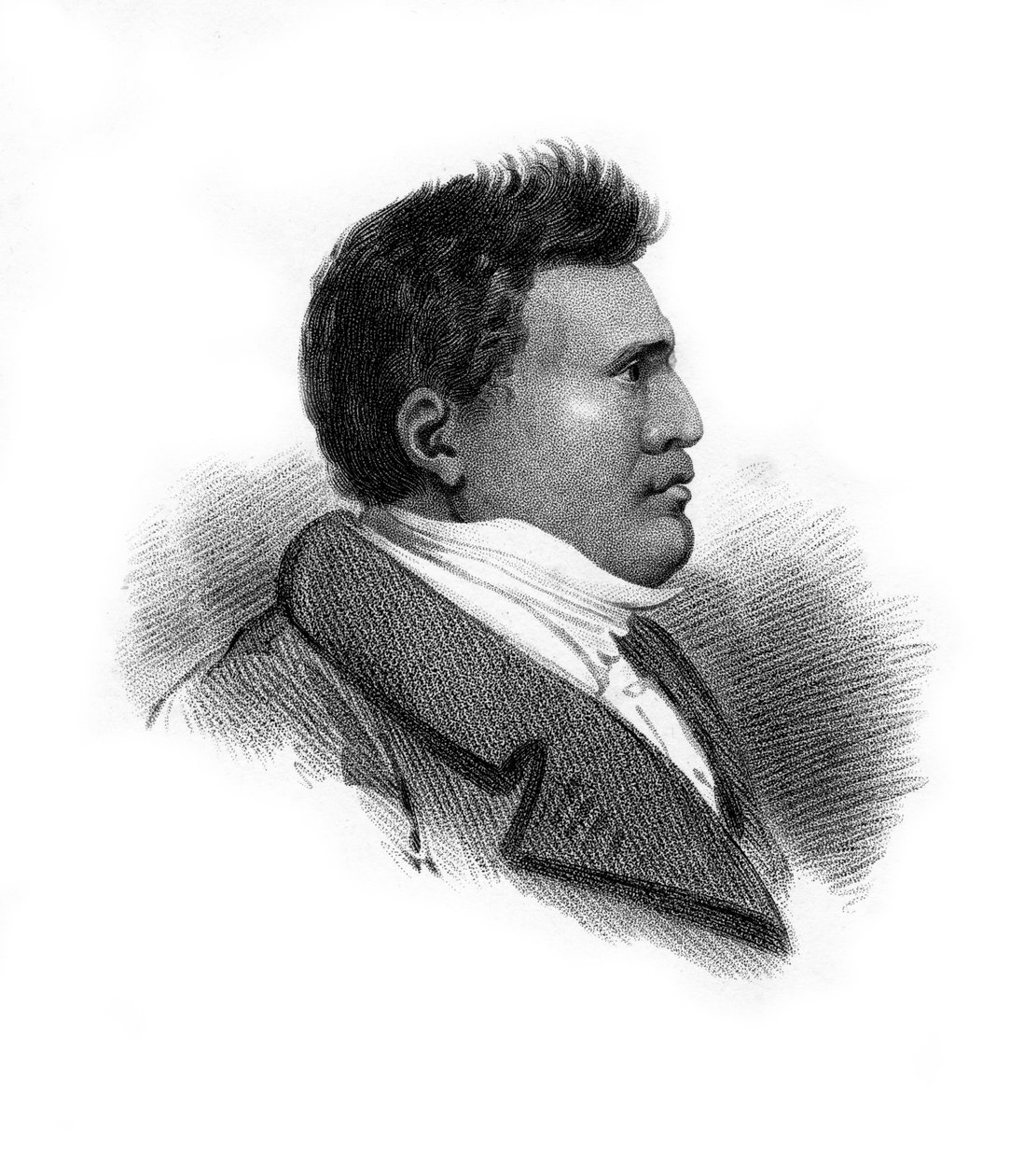 Rhio Rhio, kung av Sandwichöarna, c1824 av Unbekannt