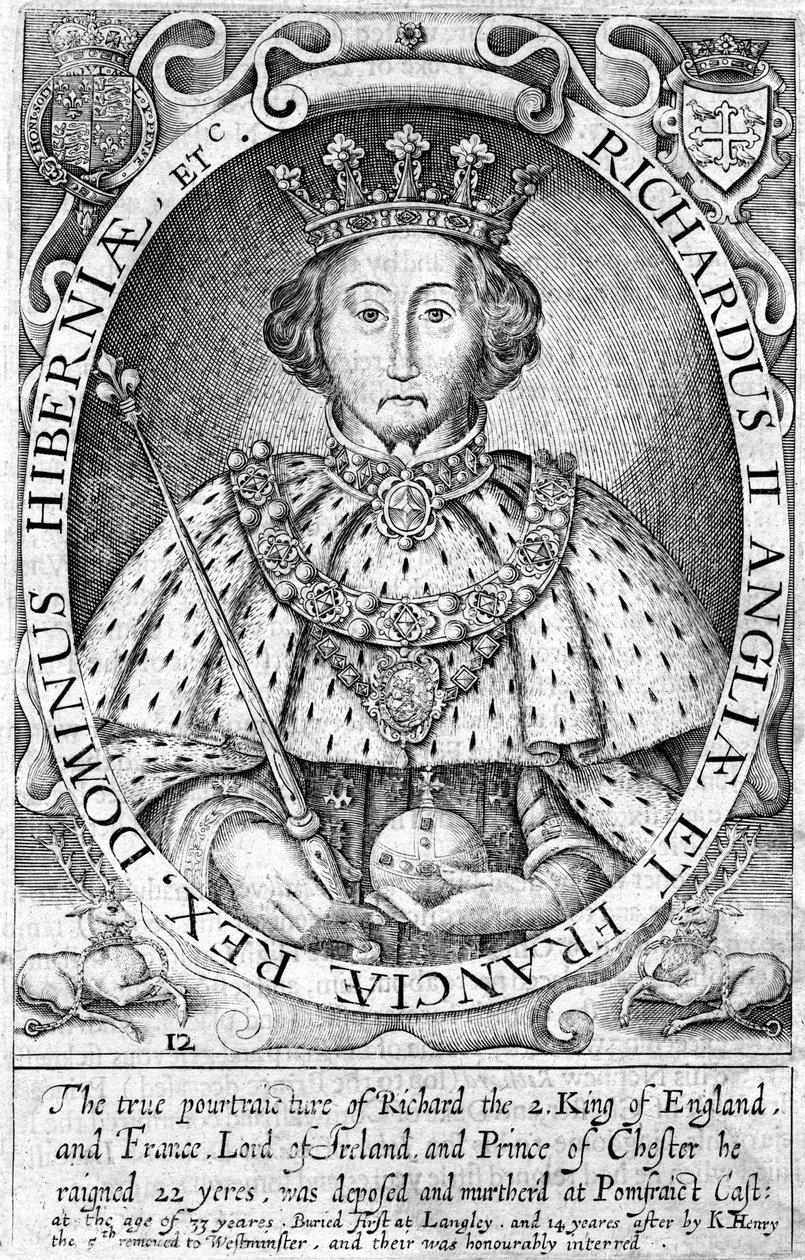 Richard II, kung av England av Unbekannt