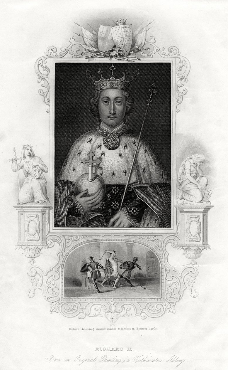Richard II, kung av England, 1860 av Unbekannt