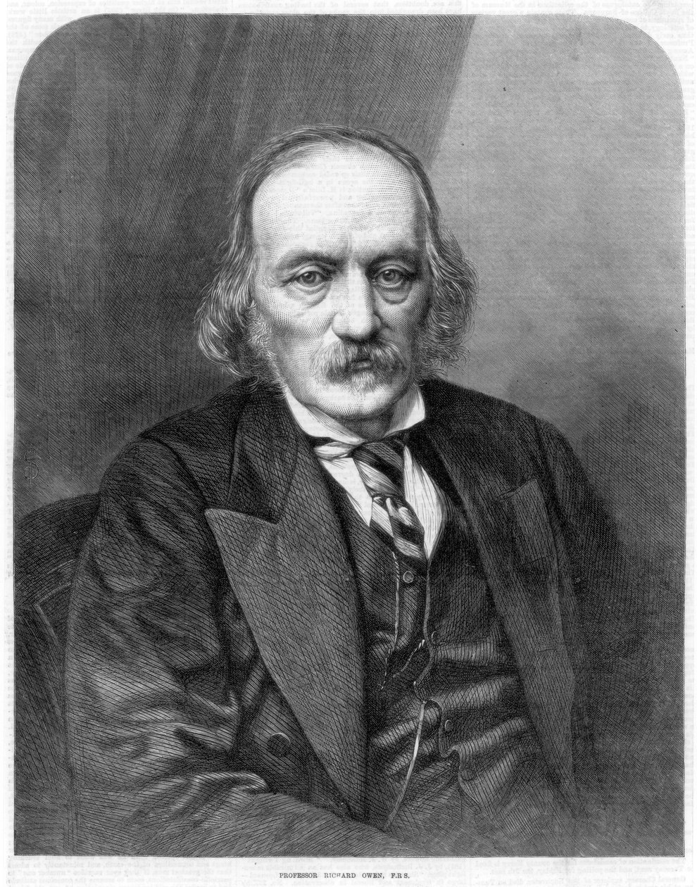 Richard Owen, engelsk anatom och paleontolog, 1872 av Unbekannt