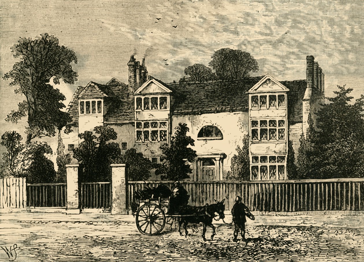 Richardsons hus på Parsons Green 1799, c1878. av Unbekannt