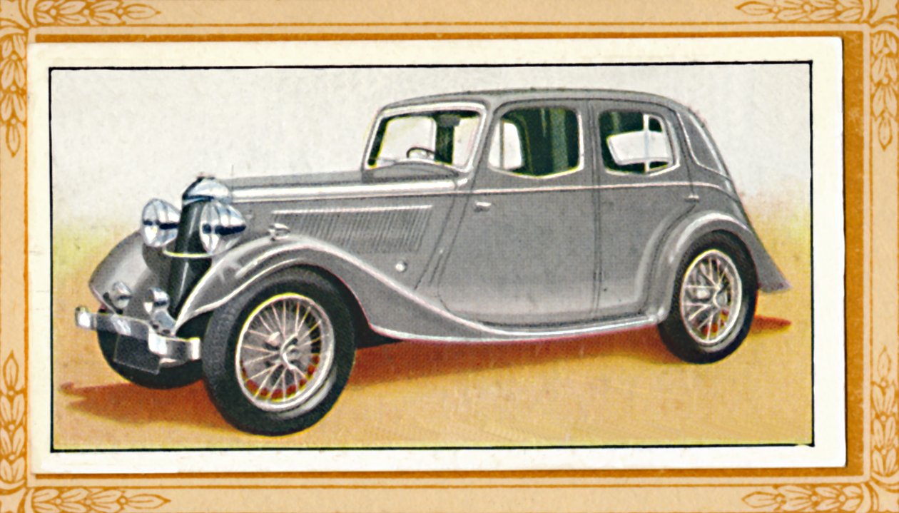 Riley 1 12-liters Falcon Saloon, c1936 av Unbekannt