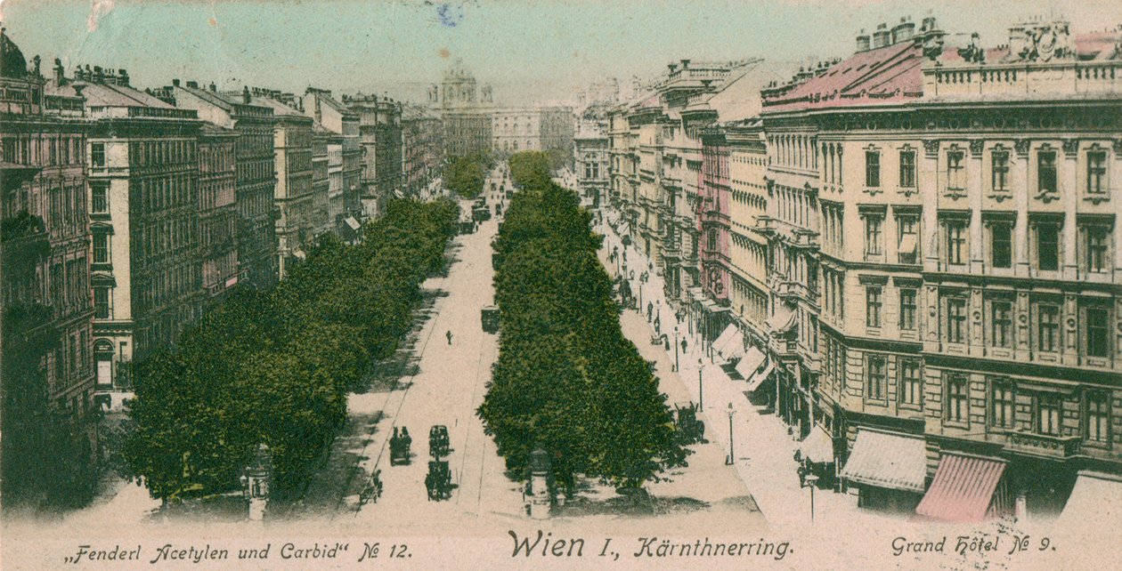 Ringvägen Kärntner Ring, Wien av Unbekannt