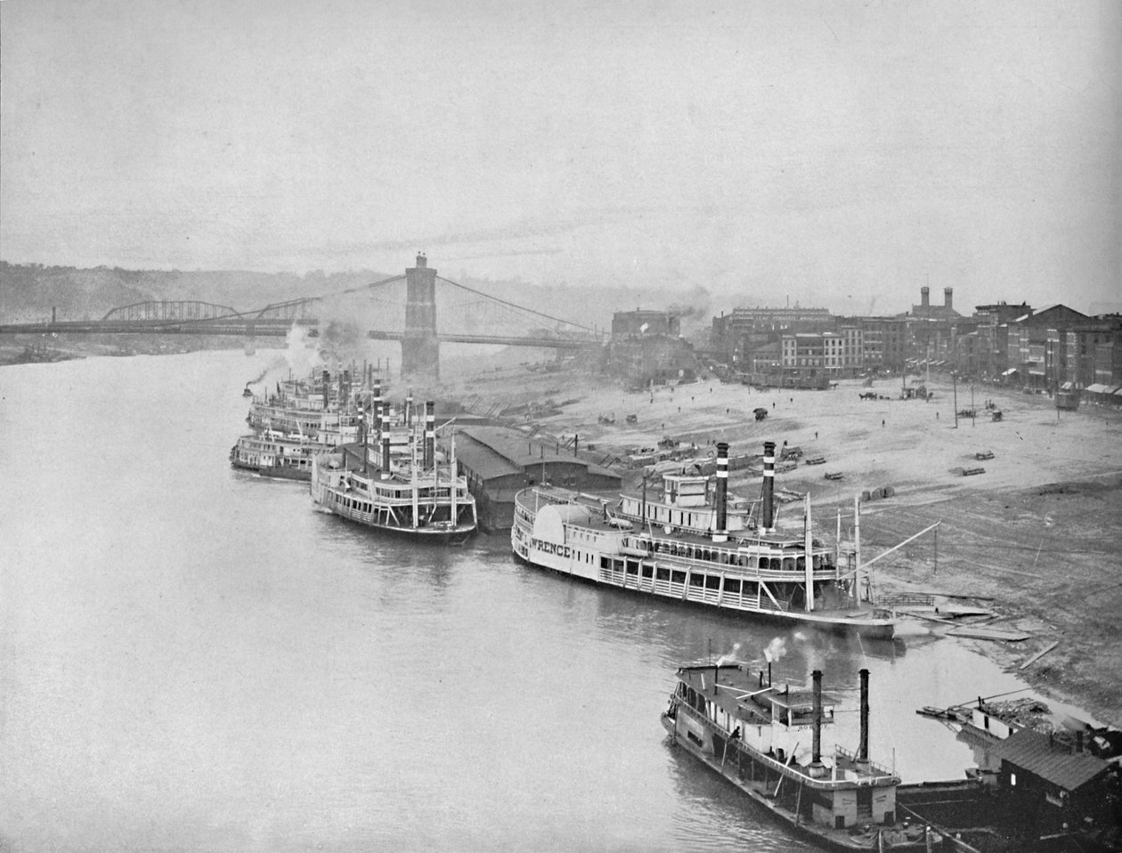 River Front, Cincinnati, Ohio, c1897. av Unbekannt