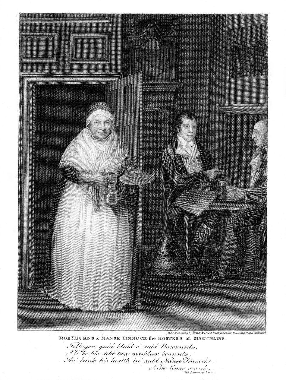 Robert Burns 1759-1796, skotsk poet, 1805 av Unbekannt