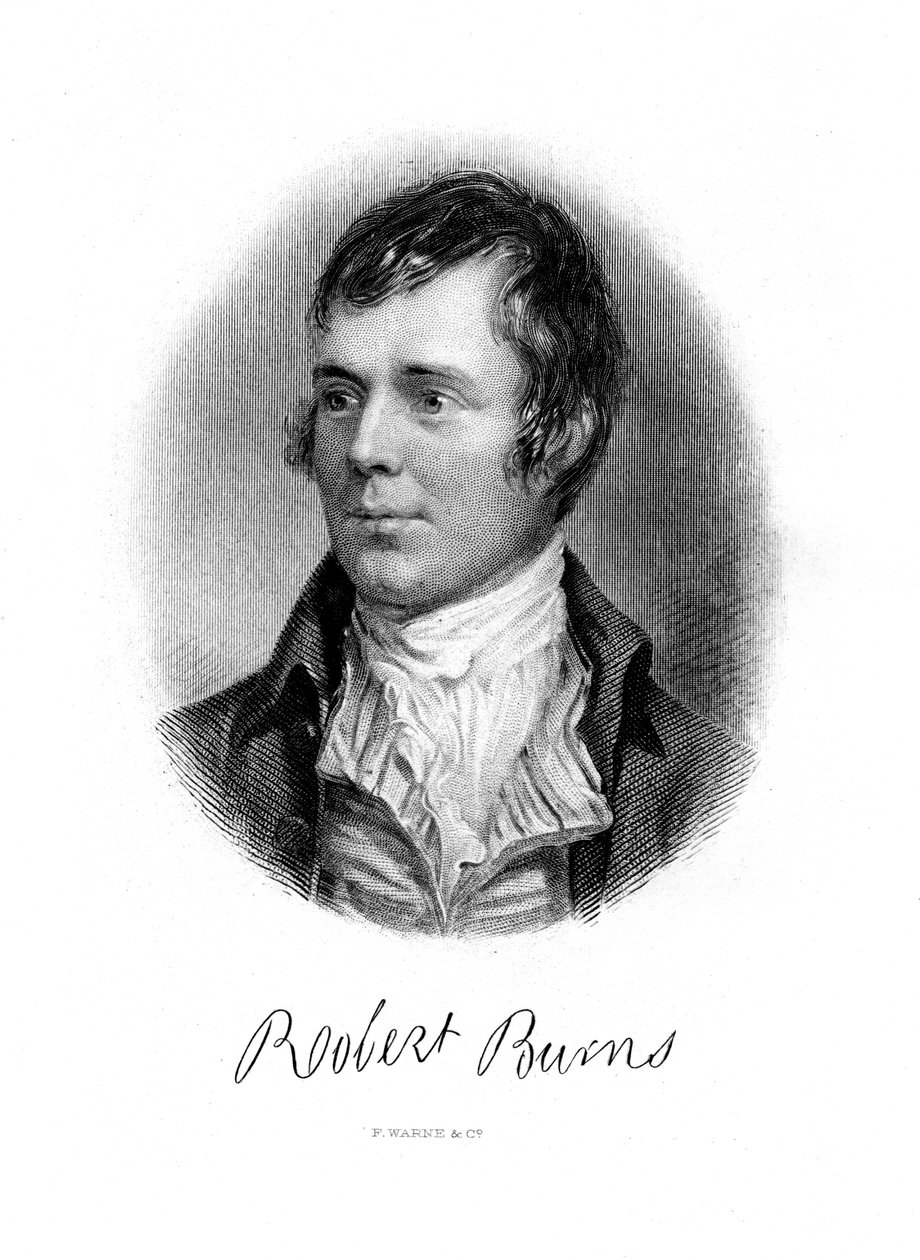 Robert Burns, skotsk poet, 1800-talet av Unbekannt