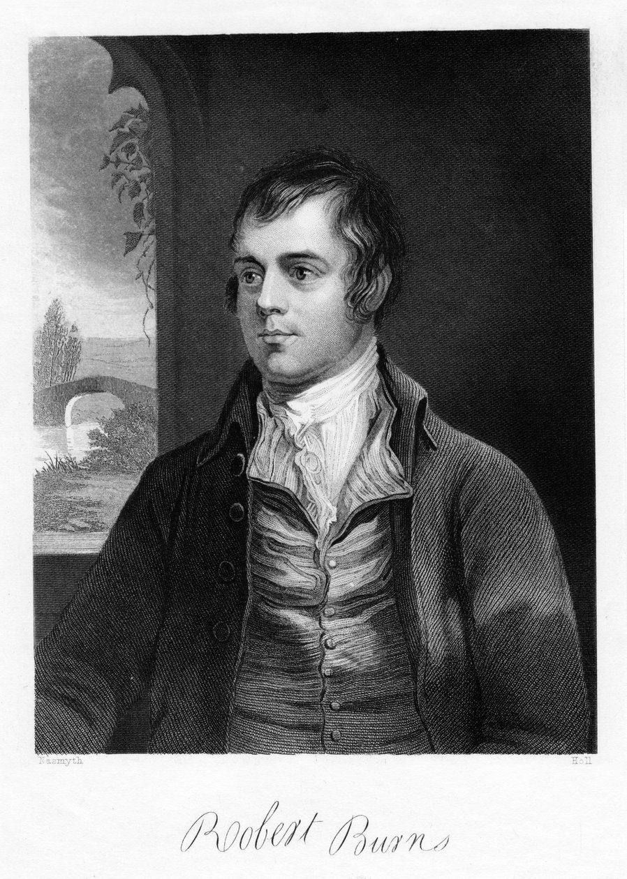 Robert Burns, skotsk poet, sent 1700-tal av Unbekannt