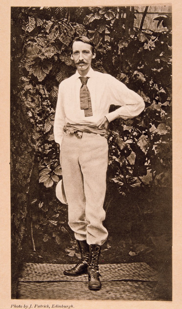 Robert Louis Stevenson i Samoa, c1890 av Unbekannt