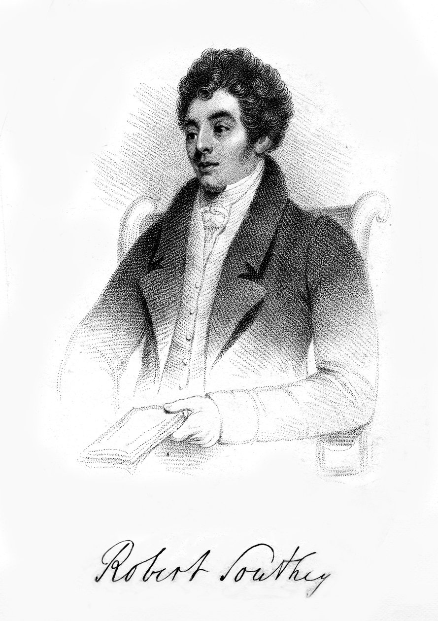 Robert Southey, engelsk poet, 1800-talet av Unbekannt