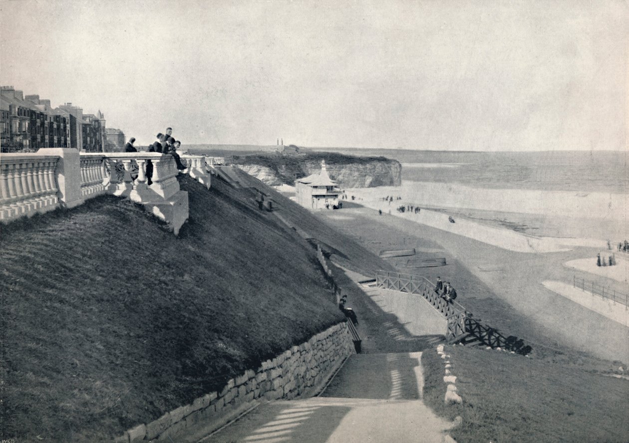 Roker - The Beach, from the Terrace, 1895 av Unbekannt