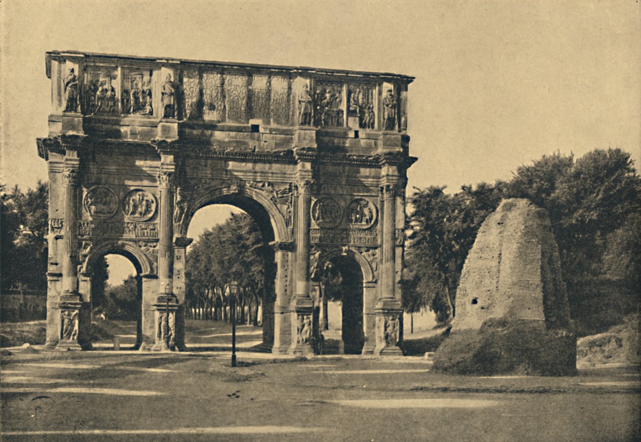 Roma - Konstantins båge 315 e.Kr., 1910 av Unbekannt