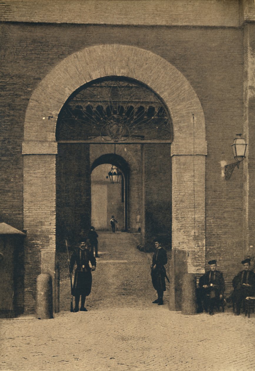 Roma - Ingången till Vatikanpalatset, 1910 av Unbekannt
