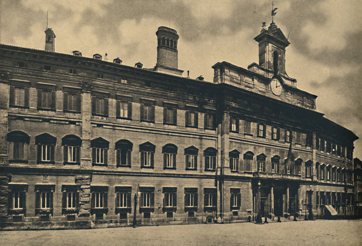 Rom - Montecitorio-palatset, 1910. av Unbekannt