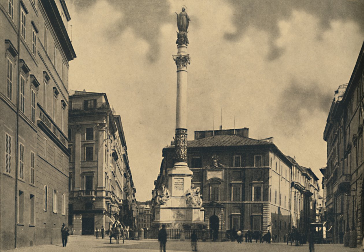 Rom - Spanska trappan, 1910 av Unbekannt
