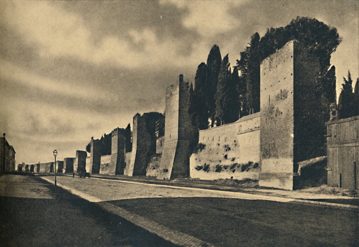 Roma - Aurelian Wall, 1910 av Unbekannt