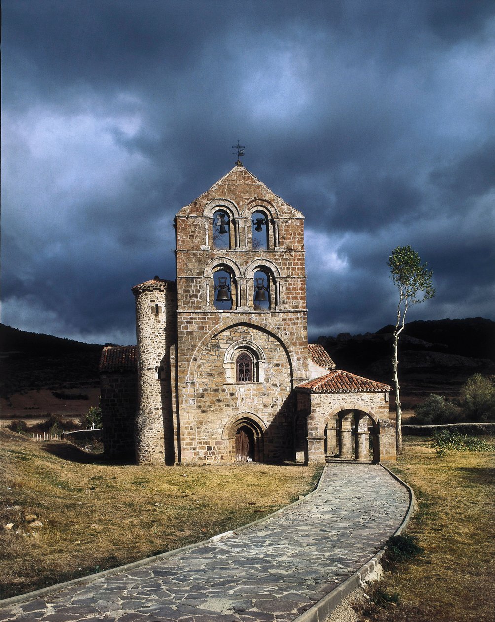 Romansk kyrka, San Salvador de Cantamuda av Unbekannt