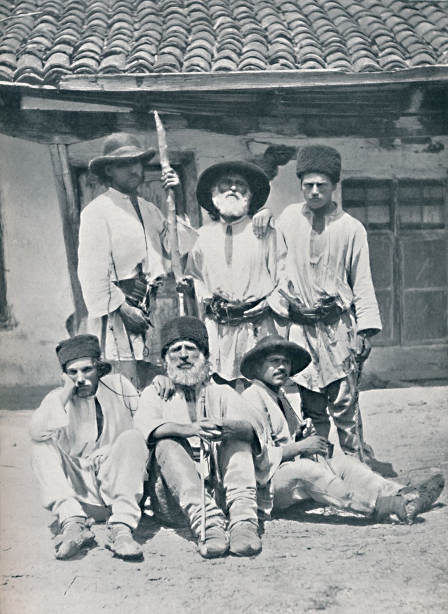 Rumänska bönder, 1912 av Unbekannt