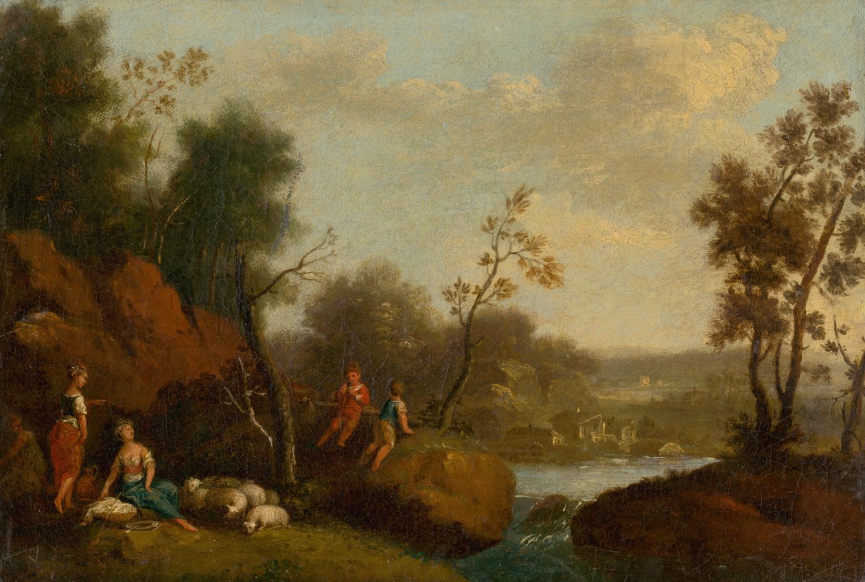 Romantic Landscape av Unbekannt