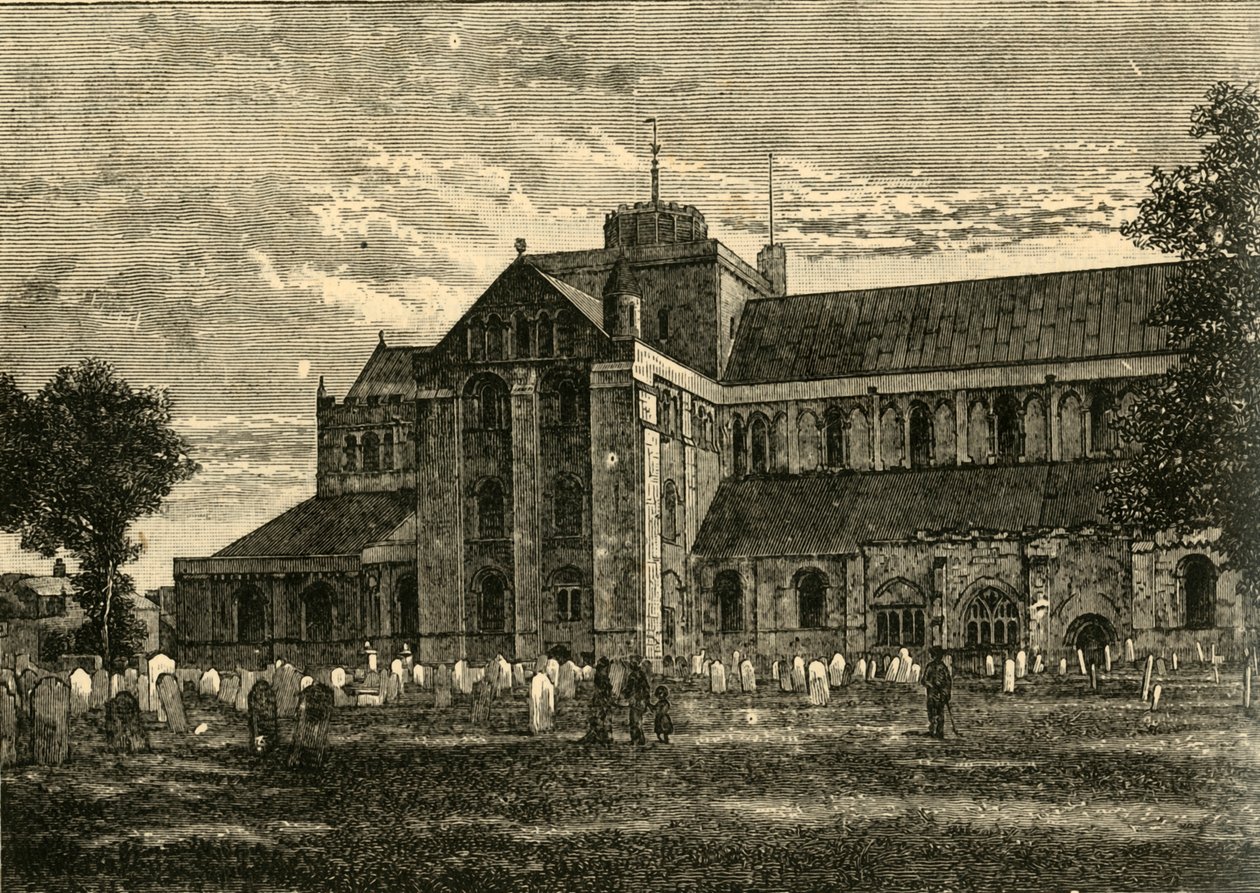 Romsey Abbey, 1898. av Unbekannt