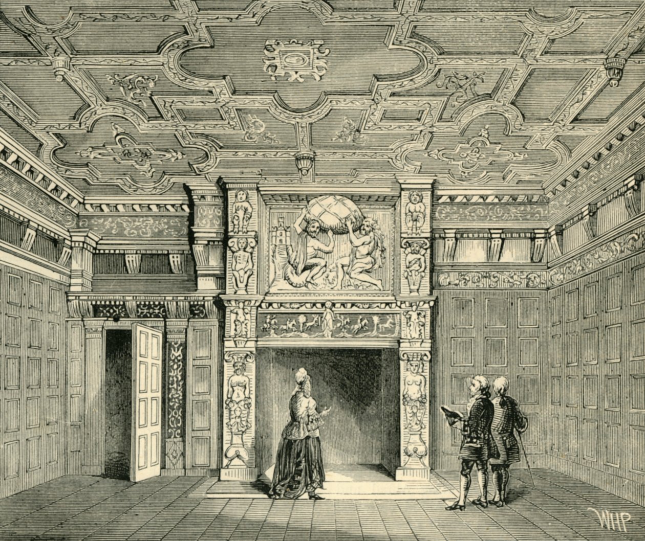 Rum i Sir Paul Pindars hus, c1872. av Unbekannt