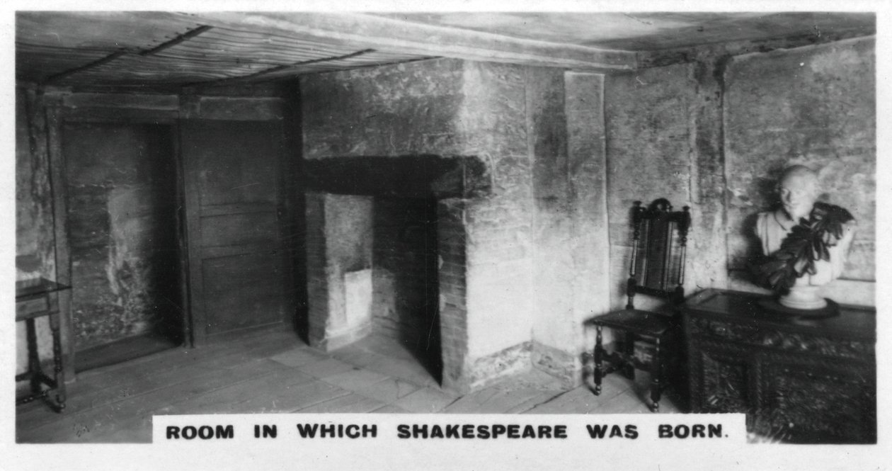 Rum där Shakespeare föddes, c1920-talet av Unbekannt