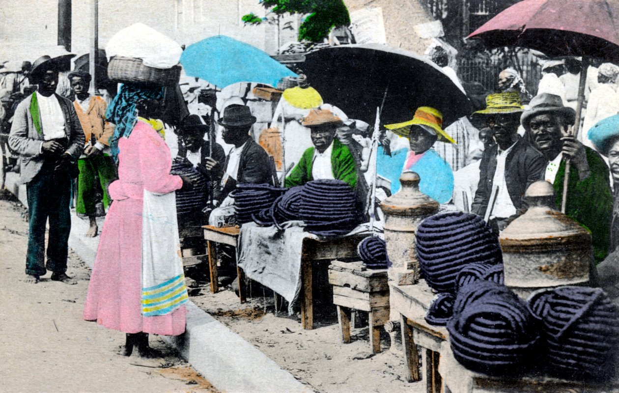 Reptobaksförsäljare, Jamaica, ca 1900-talet av Unbekannt