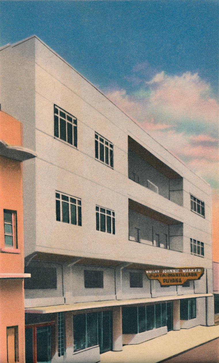 Ropuyana-byggnaden. Ägare Roberto Puyana, Barranquilla, c1940-talet av Unbekannt