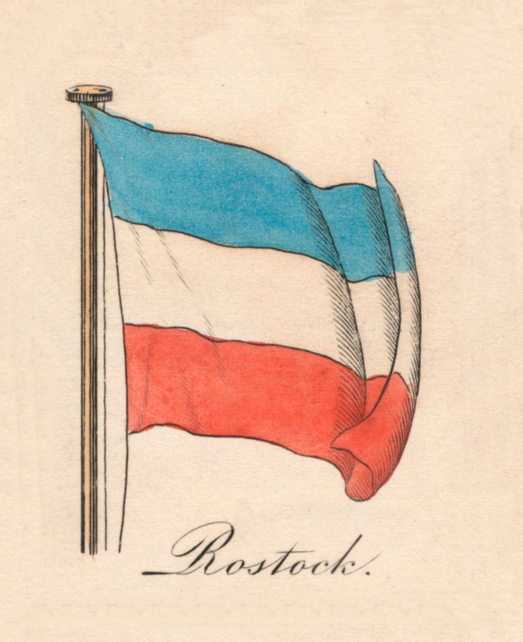 Rostock, 1838 av Unbekannt