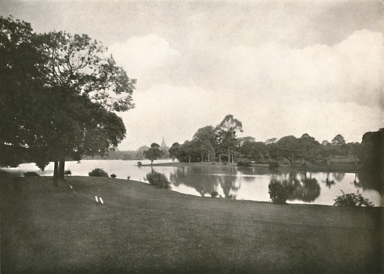 Royal Lakes, Rangoon, 1900. av Unbekannt