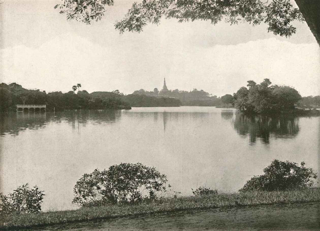 Royal Lakes, Rangoon, 1900. av Unbekannt