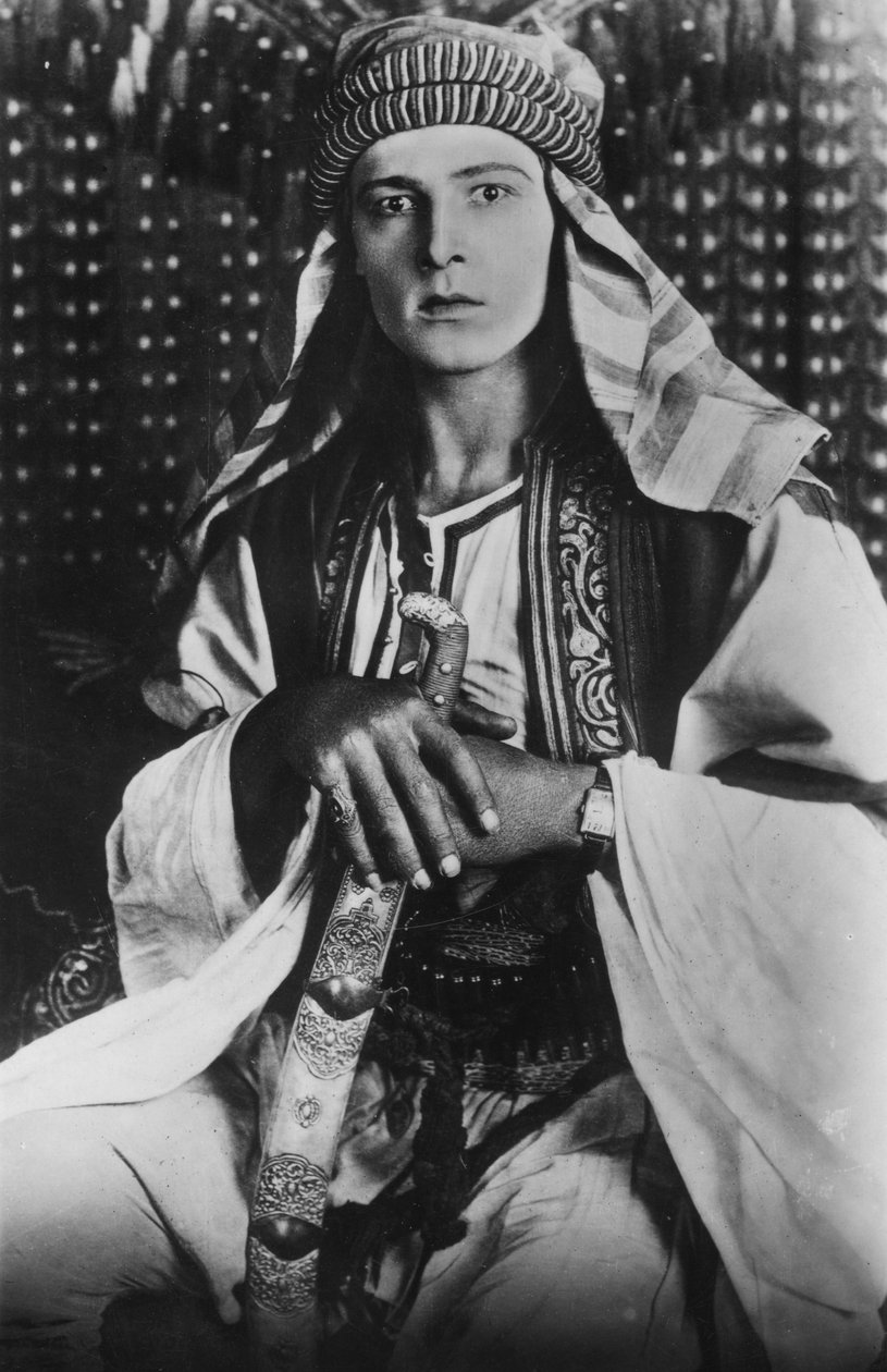 Rudolph Valentino 1895-1926 i Sheikh, 1921 av Unbekannt