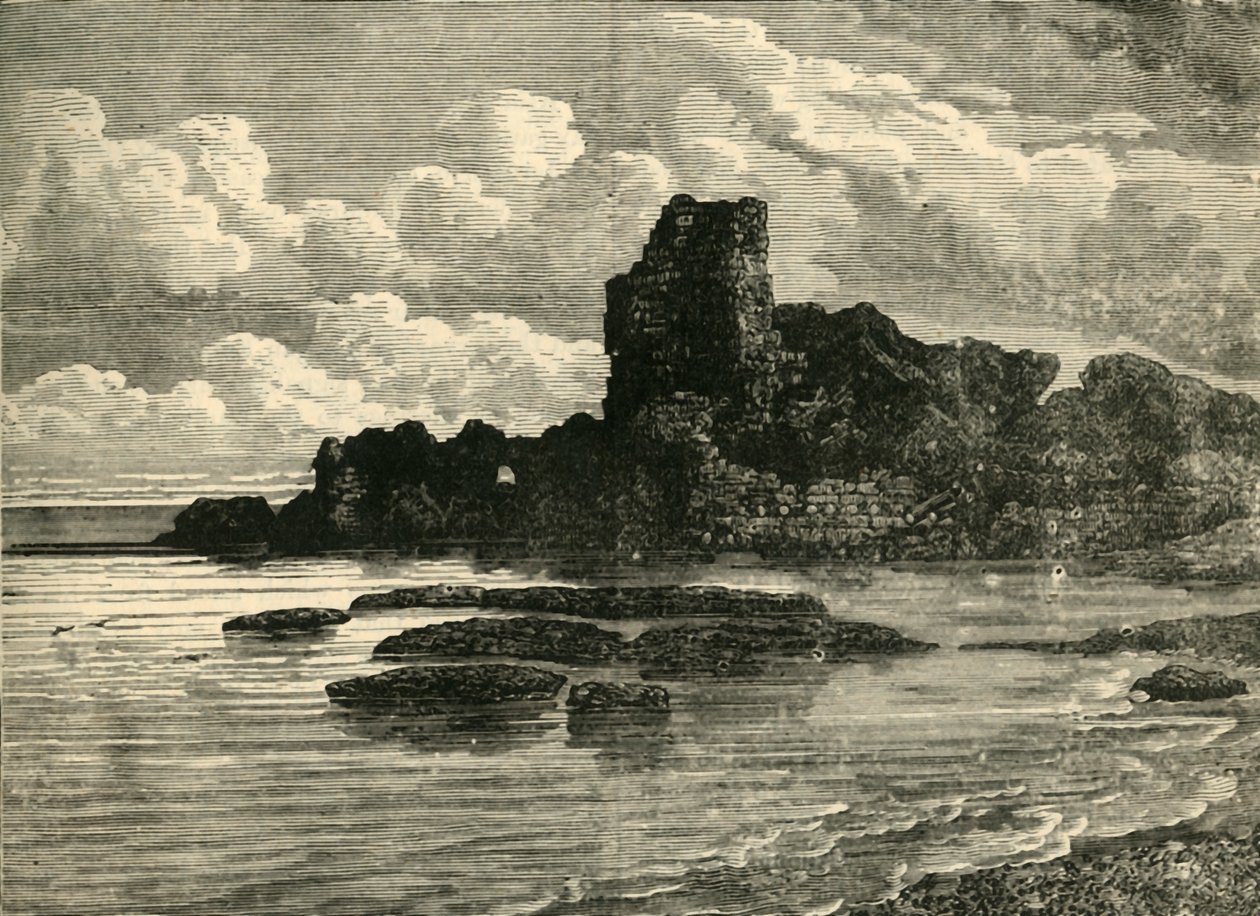 Ruinerna av Caesarea, 1890. av Unbekannt