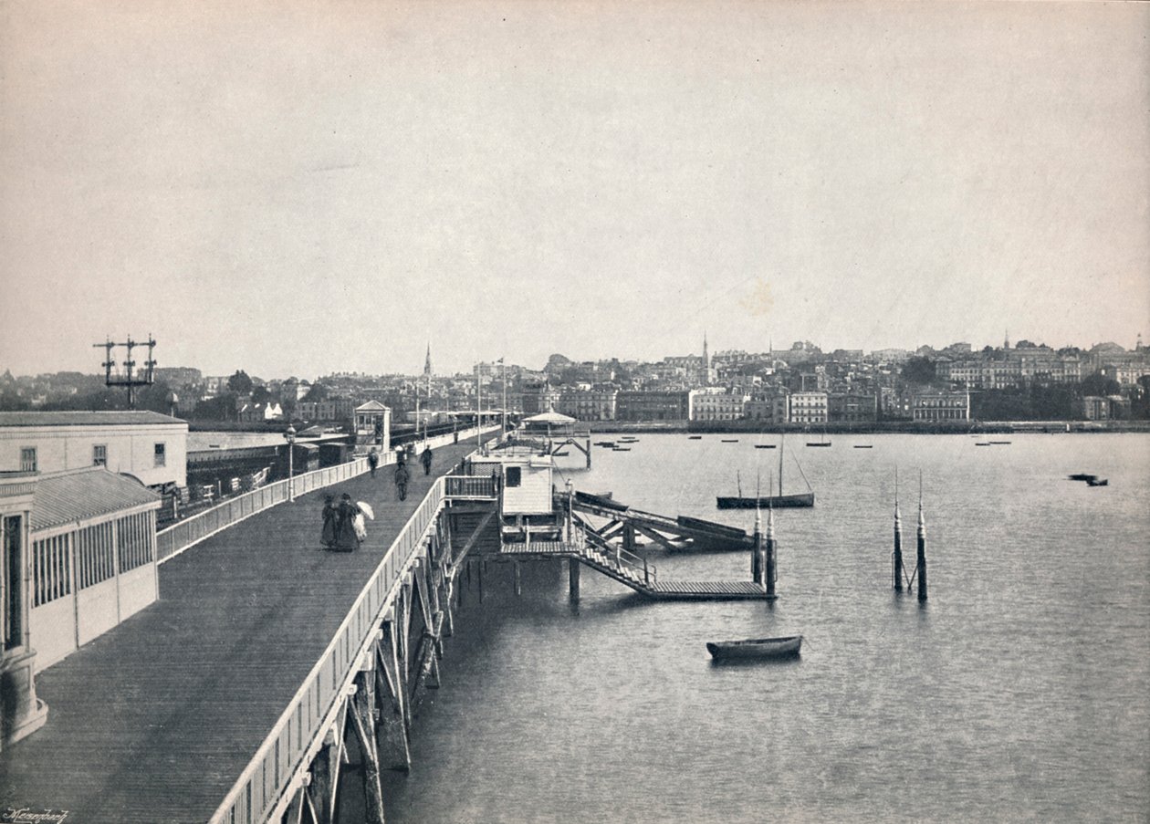 Ryde - Utsikt från piren, 1895 av Unbekannt