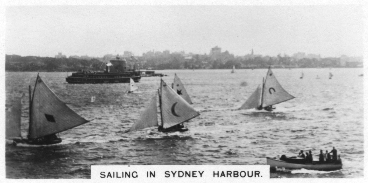 Segling i Sydney Harbour, Australien, 1928 av Unbekannt